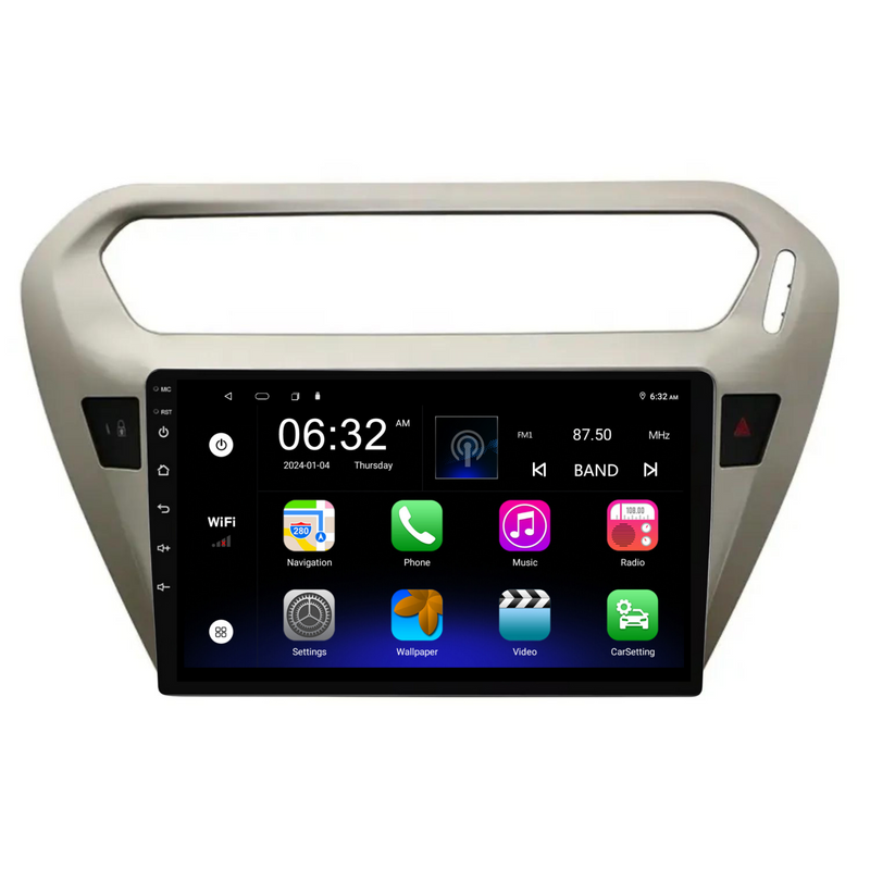 Load image into Gallery viewer, Peugeot 301 (2014-2018) Plug &amp; Play Head Unit Upgrade Kit: Car Radio with Wireless &amp; Wired Apple CarPlay &amp; Android Auto
