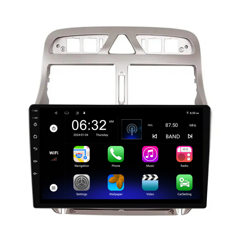 Load image into Gallery viewer, Peugeot 307 (2002-2013) Plug &amp; Play Head Unit Upgrade Kit: Car Radio with Wireless &amp; Wired Apple CarPlay &amp; Android Auto
