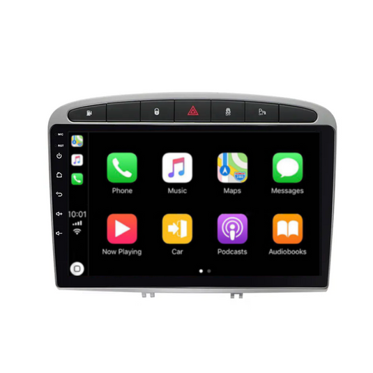Peugeot 308/408 (2008-2016) Plug & Play Head Unit Upgrade Kit: Car Radio with Wireless & Wired Apple CarPlay & Android Auto