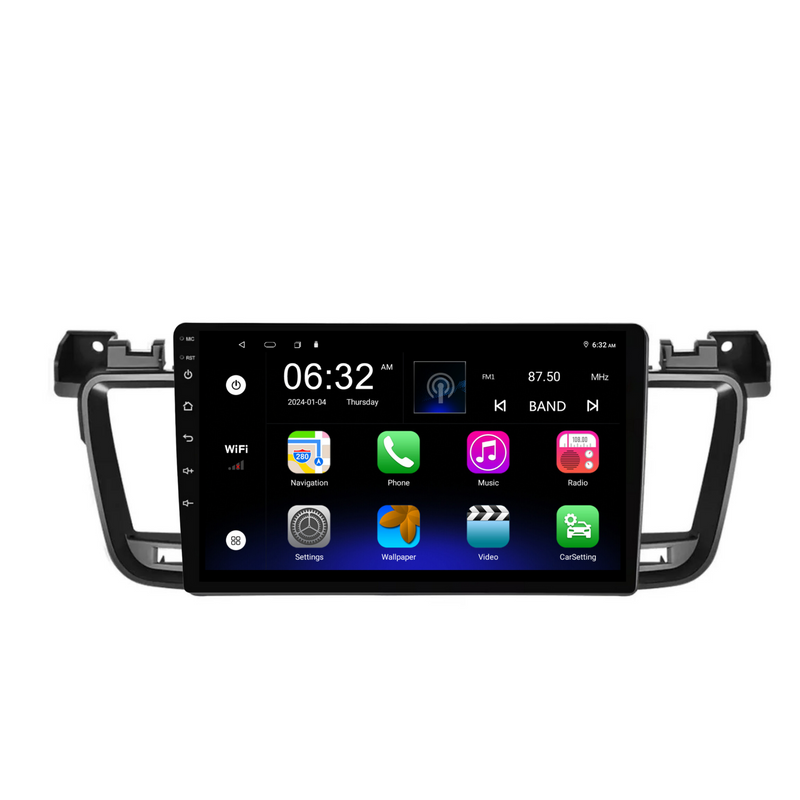 Load image into Gallery viewer, Peugeot 508 (2012-2016) Plug &amp; Play Head Unit Upgrade Kit: Car Radio with Wireless &amp; Wired Apple CarPlay &amp; Android Auto
