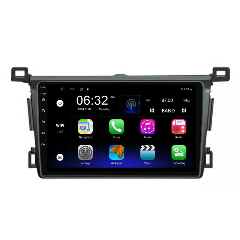 Load image into Gallery viewer, Toyota RAV4 (2013-2018) Plug &amp; Play Head Unit Upgrade Kit: Car Radio with Wireless &amp; Wired Apple CarPlay &amp; Android Auto
