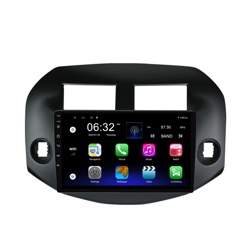 Load image into Gallery viewer, Toyota RAV4 (2007-2011) Plug &amp; Play Head Unit Upgrade Kit: Car Radio with Wireless &amp; Wired Apple CarPlay &amp; Android Auto
