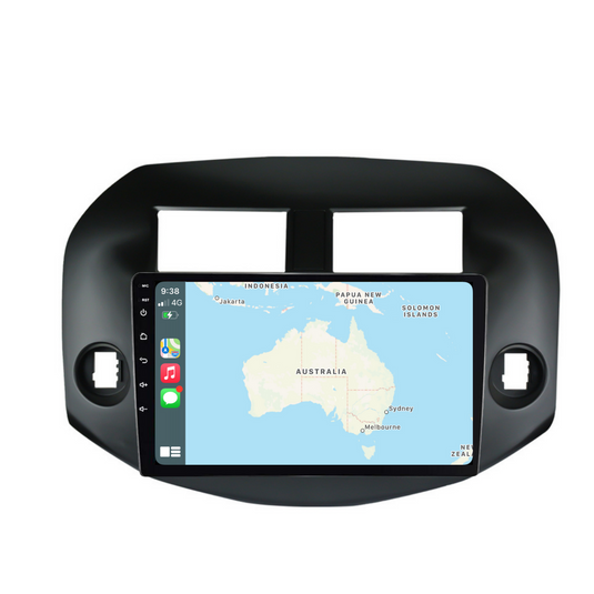 Toyota RAV4 (2007-2011) Plug & Play Head Unit Upgrade Kit: Car Radio with Wireless & Wired Apple CarPlay & Android Auto