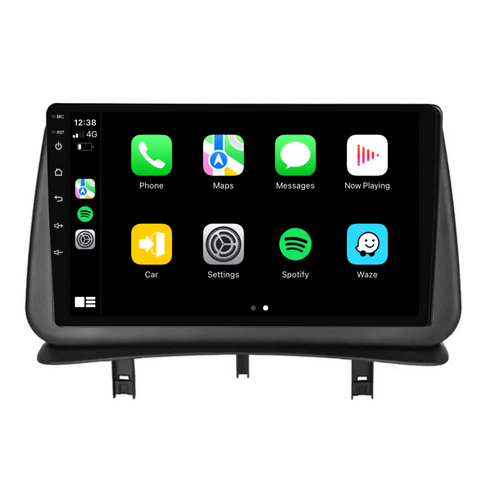 Renault Clio (2005-2014) Plug & Play Head Unit Upgrade Kit: Car Radio with Wireless & Wired Apple CarPlay & Android Auto