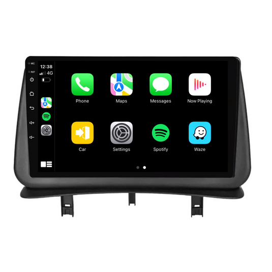 Renault Clio (2005-2014) Plug & Play Head Unit Upgrade Kit: Car Radio with Wireless & Wired Apple CarPlay & Android Auto