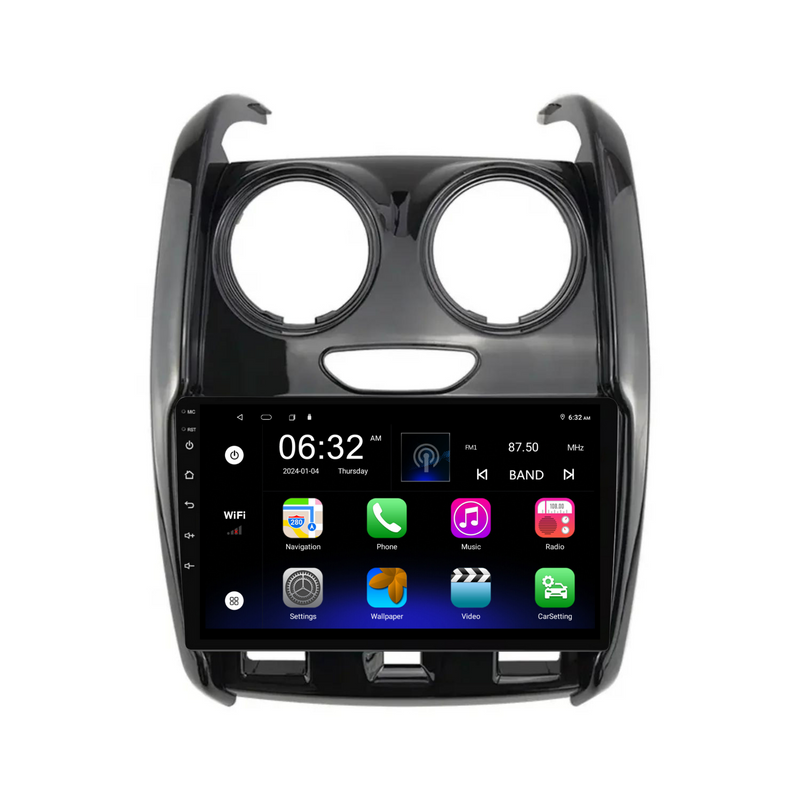 Load image into Gallery viewer, Renault Duster (2012-2022) Plug &amp; Play Head Unit Upgrade Kit: Car Radio with Wireless &amp; Wired Apple CarPlay &amp; Android Auto
