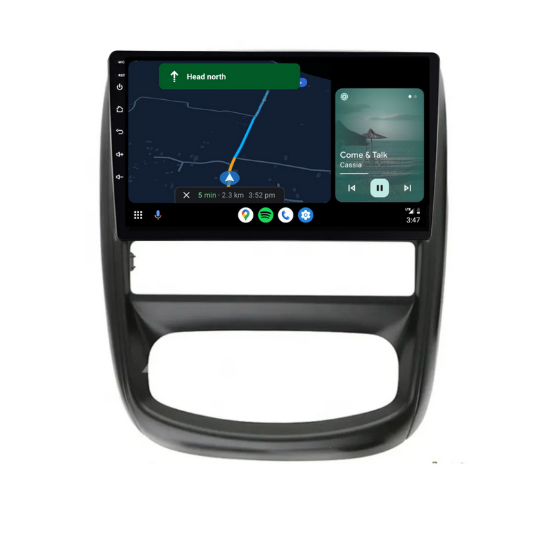 Load image into Gallery viewer, Renault Duster (2014-2020) Plug &amp; Play Head Unit Upgrade Kit: Car Radio with Wireless &amp; Wired Apple CarPlay &amp; Android Auto
