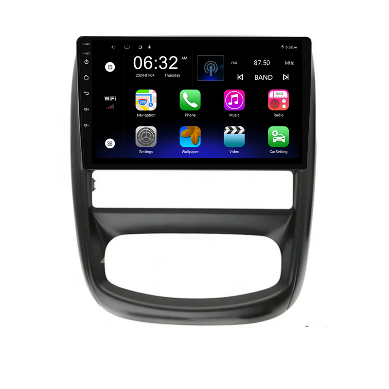 Load image into Gallery viewer, Renault Duster (2014-2020) Plug &amp; Play Head Unit Upgrade Kit: Car Radio with Wireless &amp; Wired Apple CarPlay &amp; Android Auto
