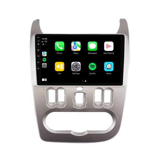 Renault Logan (2010-2013) Plug & Play Head Unit Upgrade Kit: Car Radio with Wireless & Wired Apple CarPlay & Android Auto