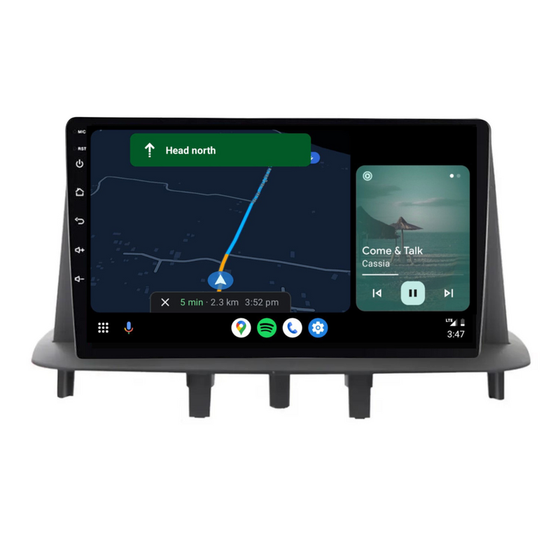 Load image into Gallery viewer, Renault Megane 3 (2009-2014) Plug &amp; Play Head Unit Upgrade Kit: Car Radio with Wireless &amp; Wired Apple CarPlay &amp; Android Auto
