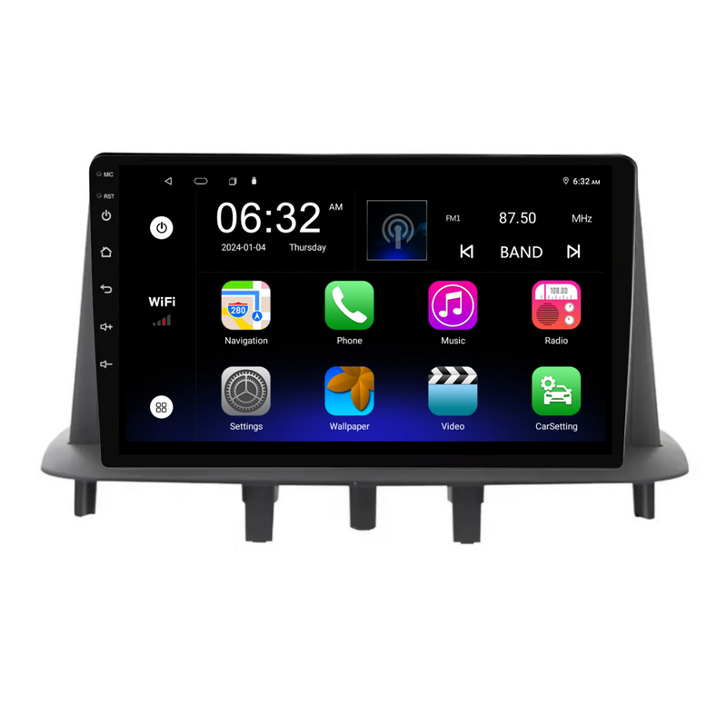 Load image into Gallery viewer, Renault Megane 3 (2009-2014) Plug &amp; Play Head Unit Upgrade Kit: Car Radio with Wireless &amp; Wired Apple CarPlay &amp; Android Auto
