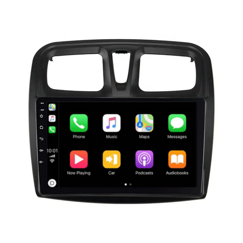 Load image into Gallery viewer, Renault Logan/Sandero (2015-2018) Plug &amp; Play Head Unit Upgrade Kit: Car Radio with Wireless &amp; Wired Apple CarPlay &amp; Android Auto
