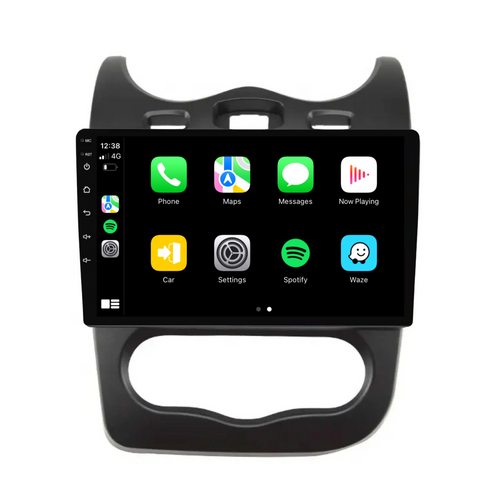 Renault Sandero (2013-2014) Plug & Play Head Unit Upgrade Kit: Car Radio with Wireless & Wired Apple CarPlay & Android Auto