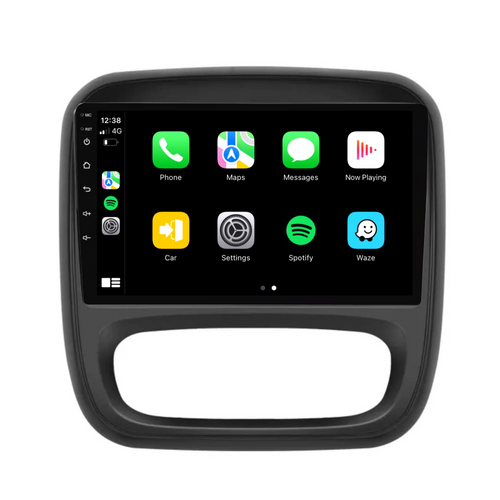 Renault Trafic (2014-2021) Plug & Play Head Unit Upgrade Kit: Car Radio with Wireless & Wired Apple CarPlay & Android Auto