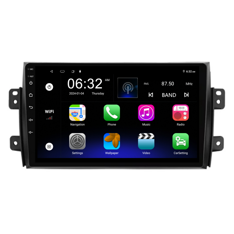 Load image into Gallery viewer, Suzuki SX4 (2006-2015) Plug &amp; Play Head Unit Upgrade Kit: Car Radio with Wireless &amp; Wired Apple CarPlay &amp; Android Auto
