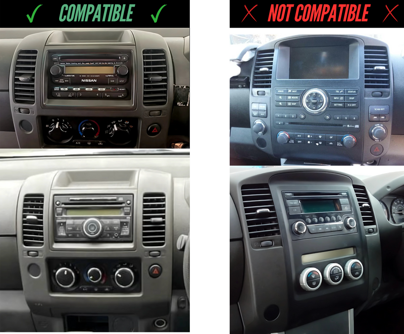 Load image into Gallery viewer, Nissan Navara / D40 (2006-2012) Plug &amp; Play Head Unit Upgrade Kit: Car Radio with Wireless &amp; Wired Apple CarPlay &amp; Android Auto
