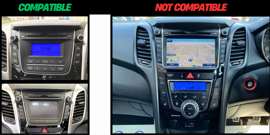 Hyundai i30 (2012-2016) Plug & Play Head Unit Upgrade Kit: Car Radio with Wireless & Wired Apple CarPlay & Android Auto