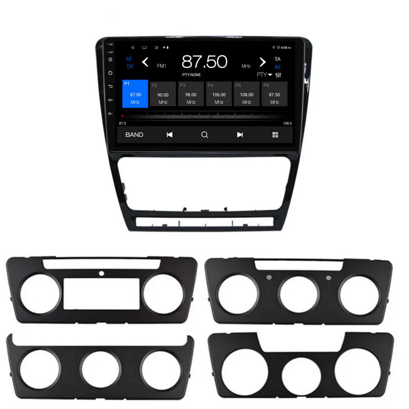 Load image into Gallery viewer, Skoda Octavia (2007-2013) Plug &amp; Play Head Unit Upgrade Kit: Car Radio with Wireless &amp; Wired Apple CarPlay &amp; Android Auto
