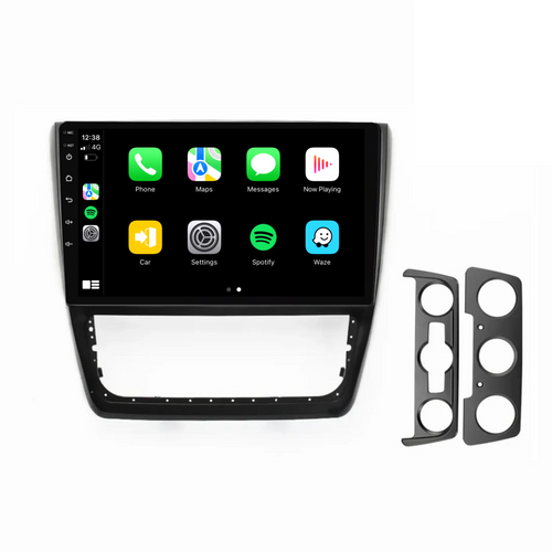 Skoda Yeti (2009-2017) Plug & Play Head Unit Upgrade Kit: Car Radio with Wireless & Wired Apple CarPlay & Android Auto