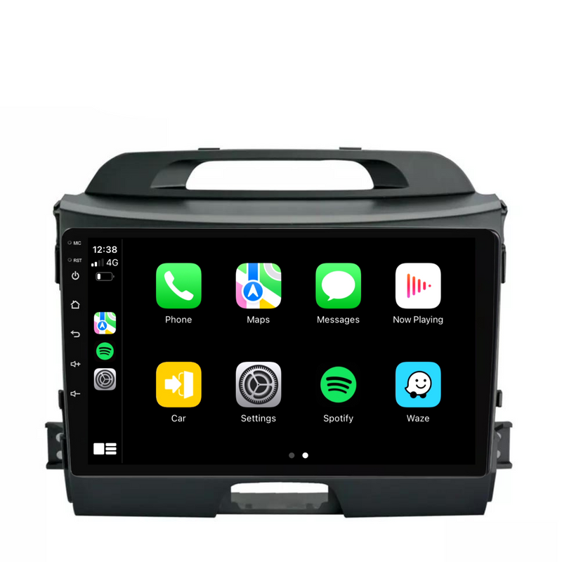 Load image into Gallery viewer, Kia Sportage (2011-2017) Plug &amp; Play Head Unit Upgrade Kit: Car Radio with Wireless &amp; Wired Apple CarPlay &amp; Android Auto
