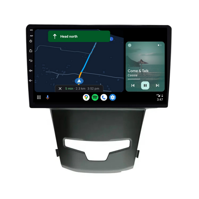 Load image into Gallery viewer, Ssangyong Korando / Actyon (2014-2016) Plug &amp; Play Head Unit Upgrade Kit: Car Radio with Wireless &amp; Wired Apple CarPlay &amp; Android Auto
