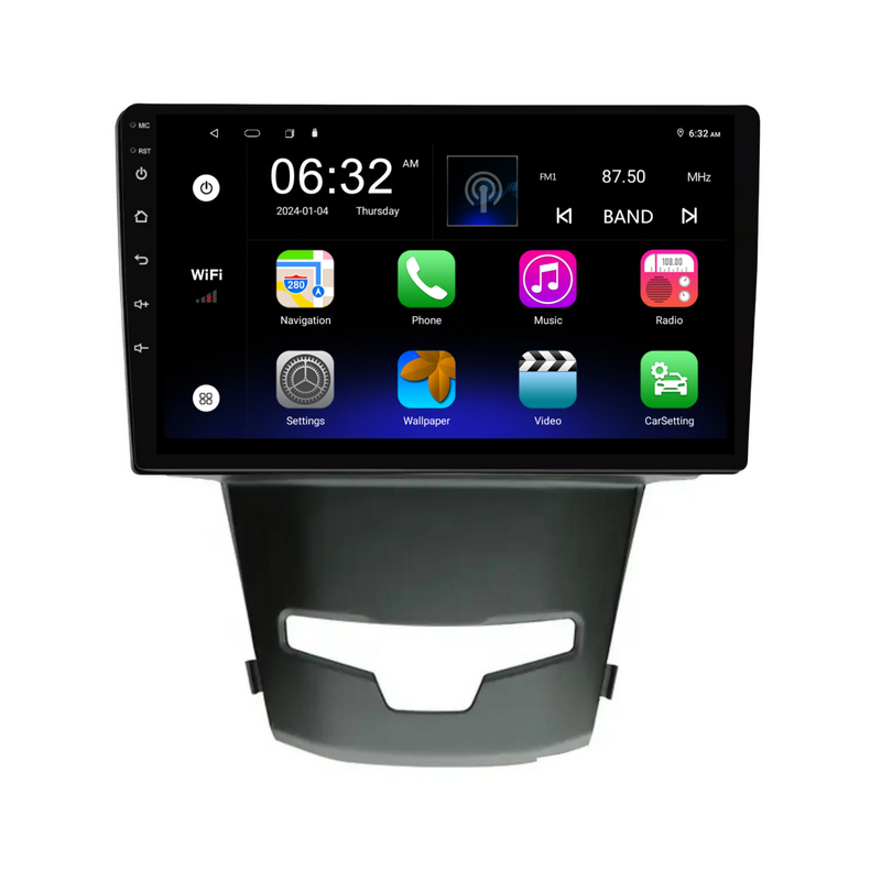 Load image into Gallery viewer, Ssangyong Korando / Actyon (2014-2016) Plug &amp; Play Head Unit Upgrade Kit: Car Radio with Wireless &amp; Wired Apple CarPlay &amp; Android Auto
