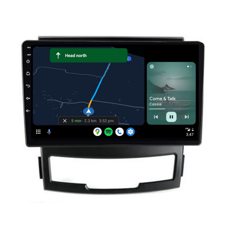 Load image into Gallery viewer, Ssangyong Korando (2010-2013) Plug &amp; Play Head Unit Upgrade Kit: Car Radio with Wireless &amp; Wired Apple CarPlay &amp; Android Auto
