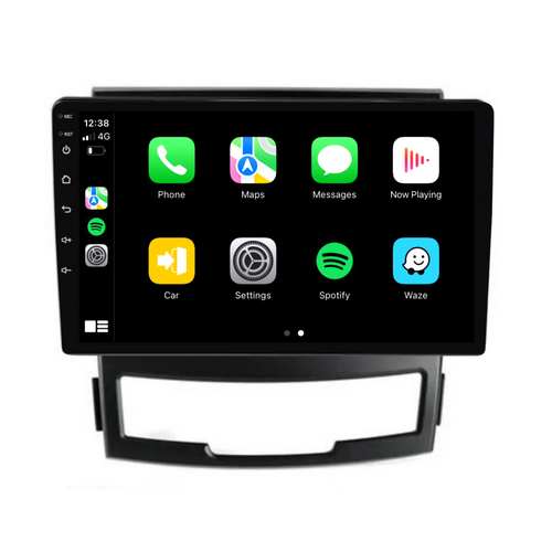 Ssangyong Korando (2010-2013) Plug & Play Head Unit Upgrade Kit: Car Radio with Wireless & Wired Apple CarPlay & Android Auto