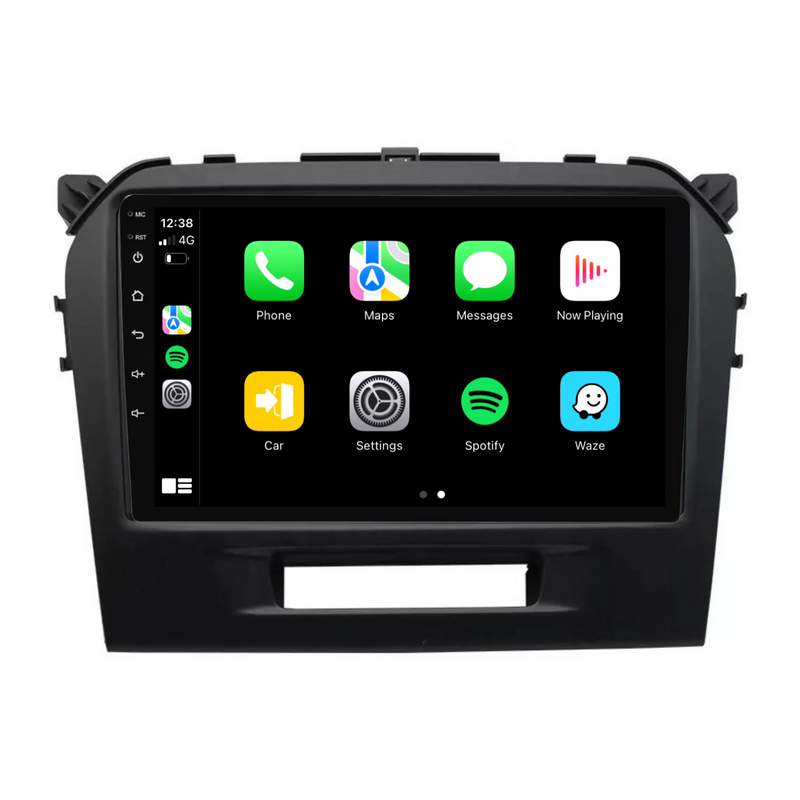 Load image into Gallery viewer, Suzuki Vitara BLACK (2014-2020) Plug &amp; Play Head Unit Upgrade Kit: Car Radio with Wireless &amp; Wired Apple CarPlay &amp; Android Auto
