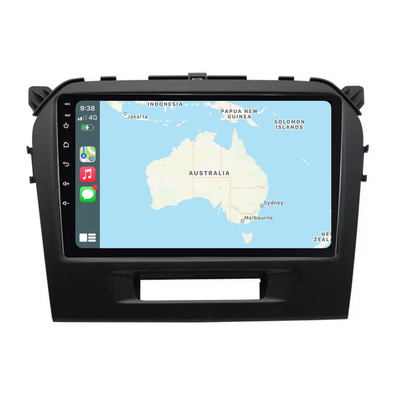 Load image into Gallery viewer, Suzuki Vitara BLACK (2014-2020) Plug &amp; Play Head Unit Upgrade Kit: Car Radio with Wireless &amp; Wired Apple CarPlay &amp; Android Auto
