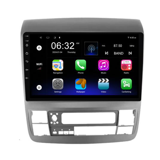 Toyota Alphard 2002-2011 Plug & Play Head Unit Upgrade Kit: Car Radio with Wireless & Wired Apple CarPlay & Android Auto