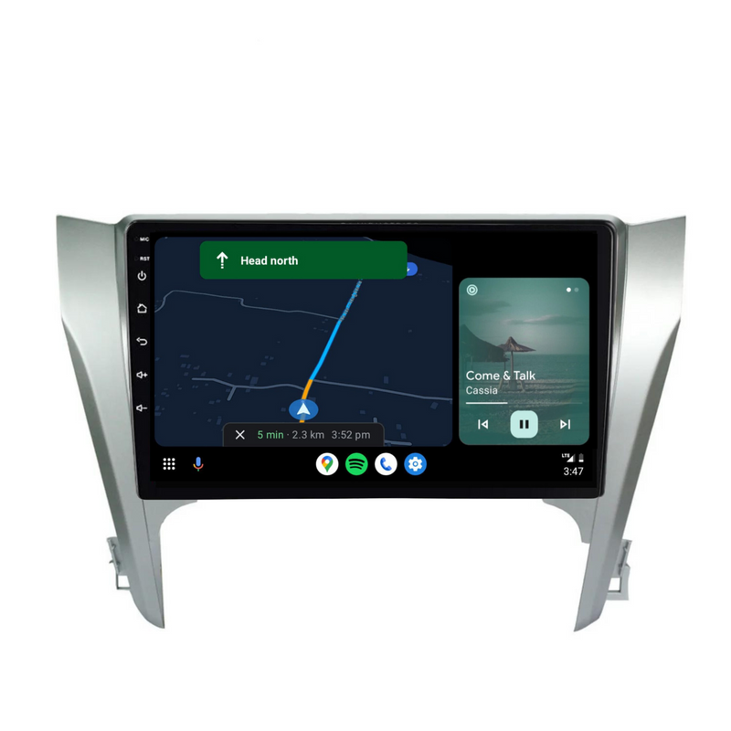 Load image into Gallery viewer, Toyota Camry (2012-2014) Plug &amp; Play Head Unit Upgrade Kit: Car Radio with Wireless &amp; Wired Apple CarPlay &amp; Android Auto
