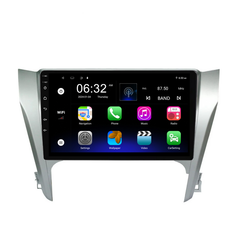 Load image into Gallery viewer, Toyota Camry (2012-2014) Plug &amp; Play Head Unit Upgrade Kit: Car Radio with Wireless &amp; Wired Apple CarPlay &amp; Android Auto
