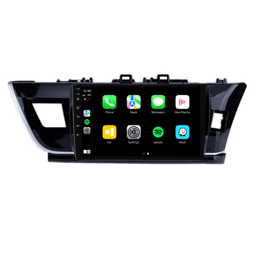 Toyota Corolla Hatch (2012-2015) Plug & Play Head Unit Upgrade Kit: Car Radio with Wireless & Wired Apple CarPlay & Android Auto