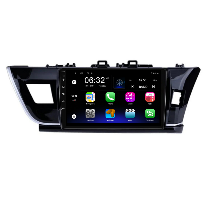 Load image into Gallery viewer, Toyota Corolla Hatch (2012-2015) Plug &amp; Play Head Unit Upgrade Kit: Car Radio with Wireless &amp; Wired Apple CarPlay &amp; Android Auto
