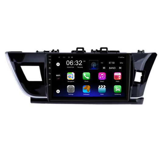 Toyota Corolla Hatch (2012-2015) Plug & Play Head Unit Upgrade Kit: Car Radio with Wireless & Wired Apple CarPlay & Android Auto