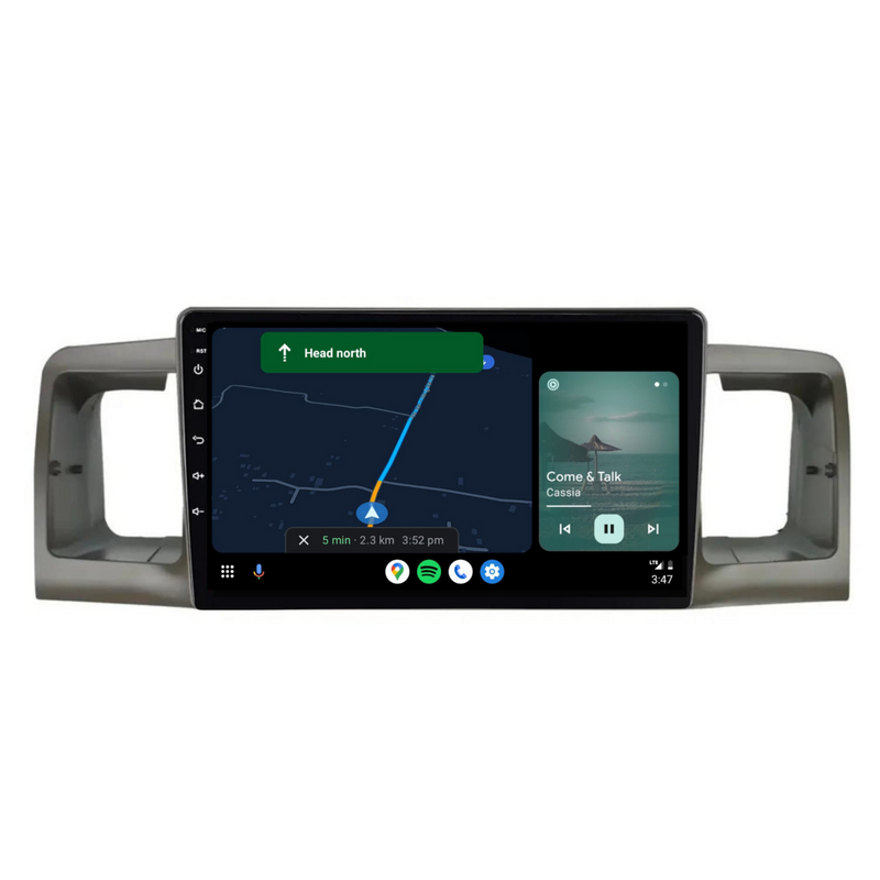 Load image into Gallery viewer, Toyota Corolla (2003-2012) Plug &amp; Play Head Unit Upgrade Kit: Car Radio with Wireless &amp; Wired Apple CarPlay &amp; Android Auto
