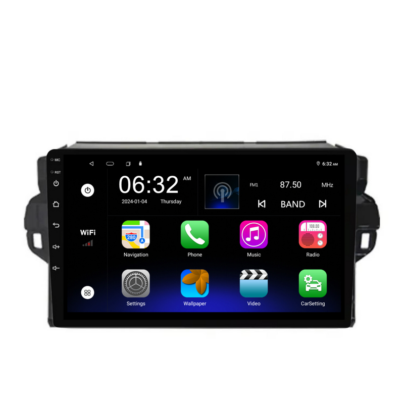 Load image into Gallery viewer, Toyota Fortuner (2016-2020) Plug &amp; Play Head Unit Upgrade Kit: Car Radio with Wireless &amp; Wired Apple CarPlay &amp; Android Auto
