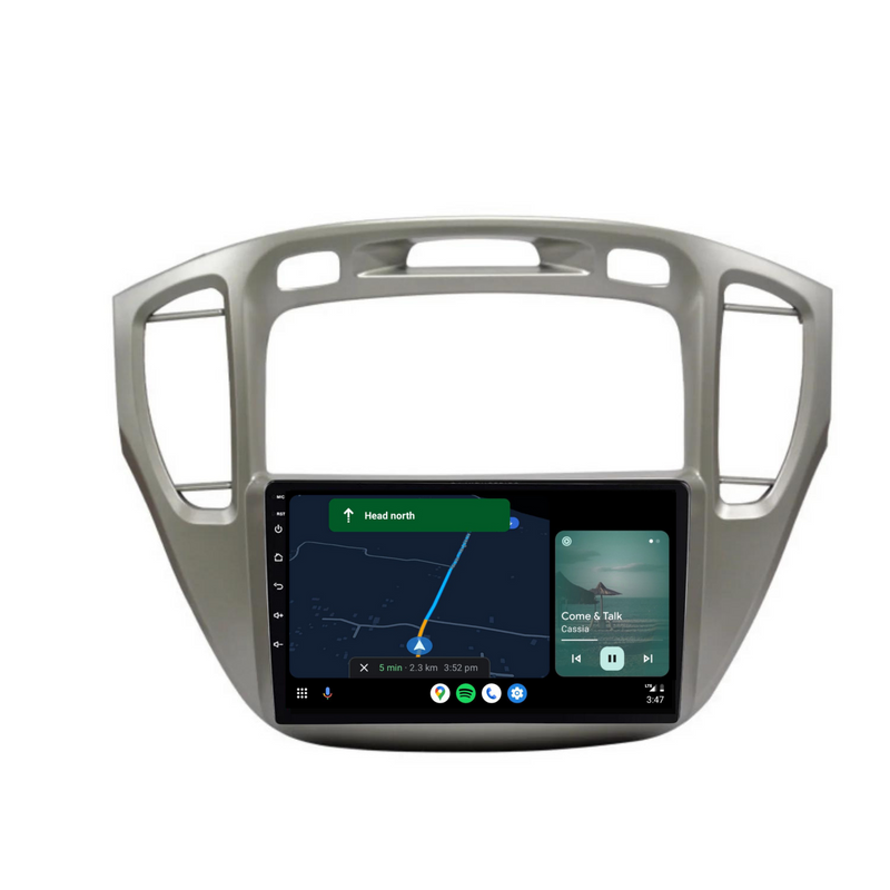 Load image into Gallery viewer, Toyota Kluger (2001-2007) Plug &amp; Play Head Unit Upgrade Kit: Car Radio with Wireless &amp; Wired Apple CarPlay &amp; Android Auto
