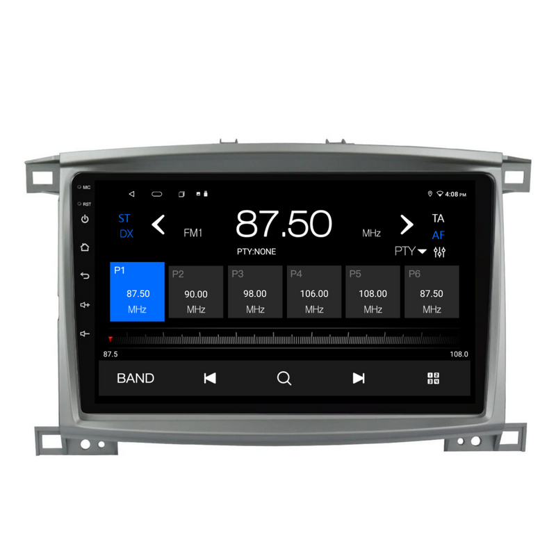 Load image into Gallery viewer, Toyota Landcruiser 100 Series SAHARA 10&quot; (2002-2007) Plug &amp; Play Head Unit Upgrade Kit: Car Radio with Wireless &amp; Wired Apple CarPlay &amp; Android Auto
