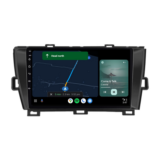 Toyota Prius (2010-2015) Plug & Play Head Unit Upgrade Kit: Car Radio with Wireless & Wired Apple CarPlay & Android Auto