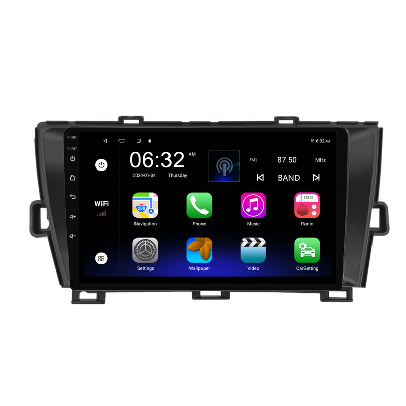 Load image into Gallery viewer, Toyota Prius (2010-2015) Plug &amp; Play Head Unit Upgrade Kit: Car Radio with Wireless &amp; Wired Apple CarPlay &amp; Android Auto
