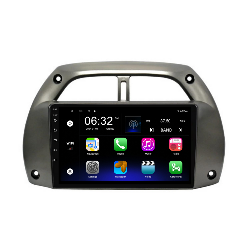 Load image into Gallery viewer, Toyota RAV4 (2001-2006) Plug &amp; Play Head Unit Upgrade Kit: Car Radio with Wireless &amp; Wired Apple CarPlay &amp; Android Auto
