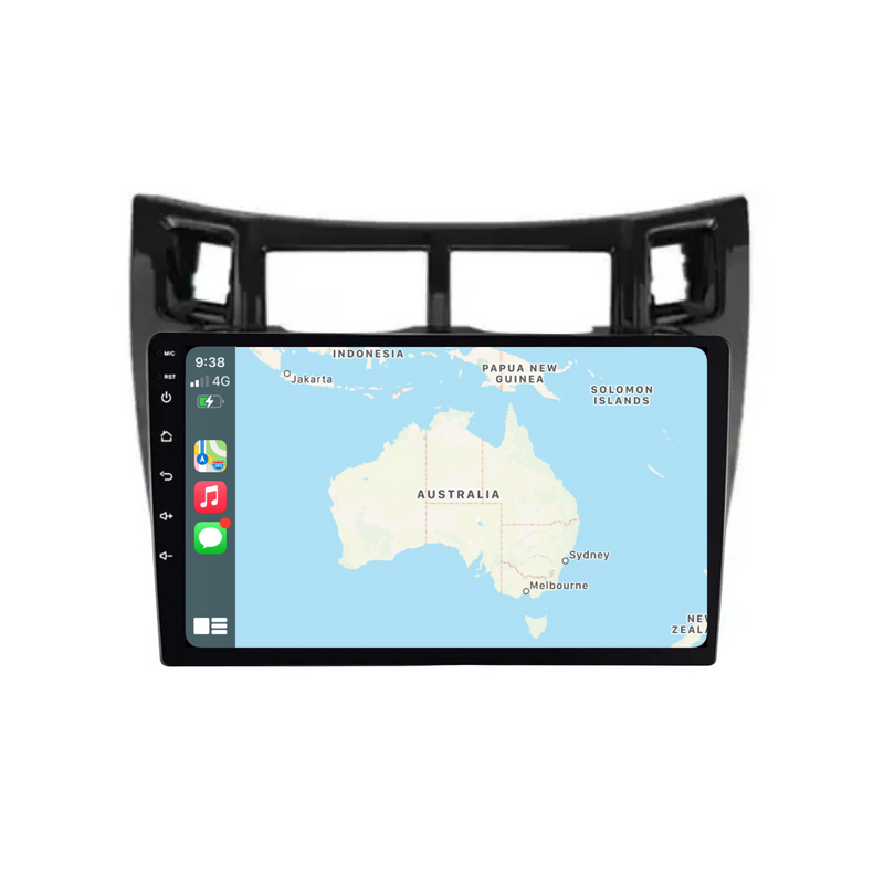 Load image into Gallery viewer, Toyota Yaris (2005-2011 Black) - Plug &amp; Play Head Unit Upgrade Kit: Car Radio with Wireless &amp; Wired Apple CarPlay &amp; Android Auto
