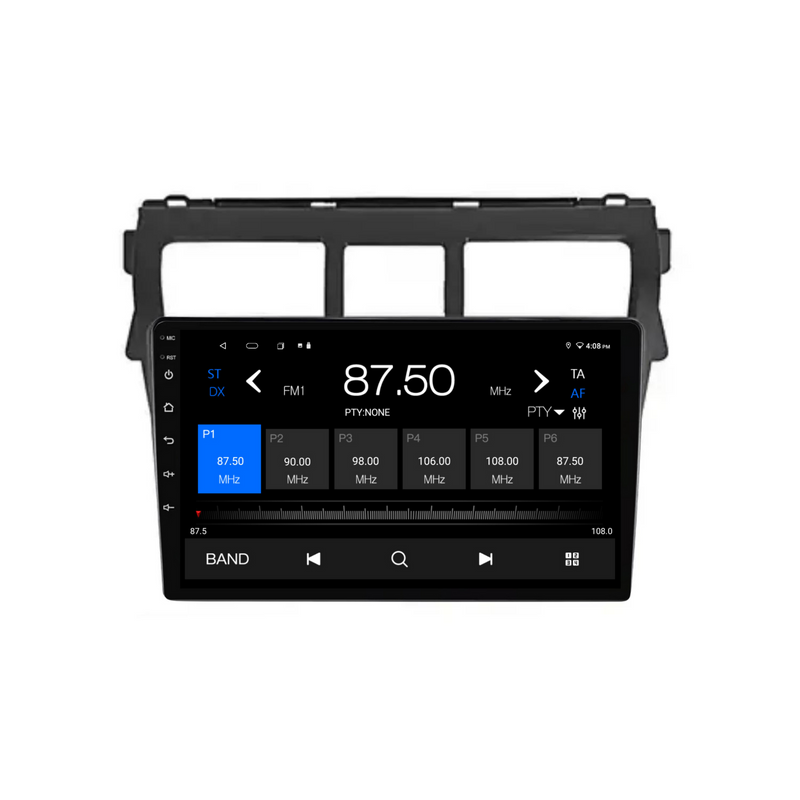 Load image into Gallery viewer, Toyota Yaris (2008-2012 Black) - Plug &amp; Play Head Unit Upgrade Kit: Car Radio with Wireless &amp; Wired Apple CarPlay &amp; Android Auto
