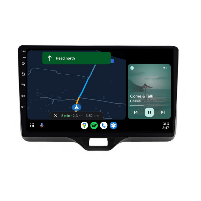 Load image into Gallery viewer, Toyota Yaris (2019-2023) - Plug &amp; Play Head Unit Upgrade Kit: Car Radio with Wireless &amp; Wired Apple CarPlay &amp; Android Auto
