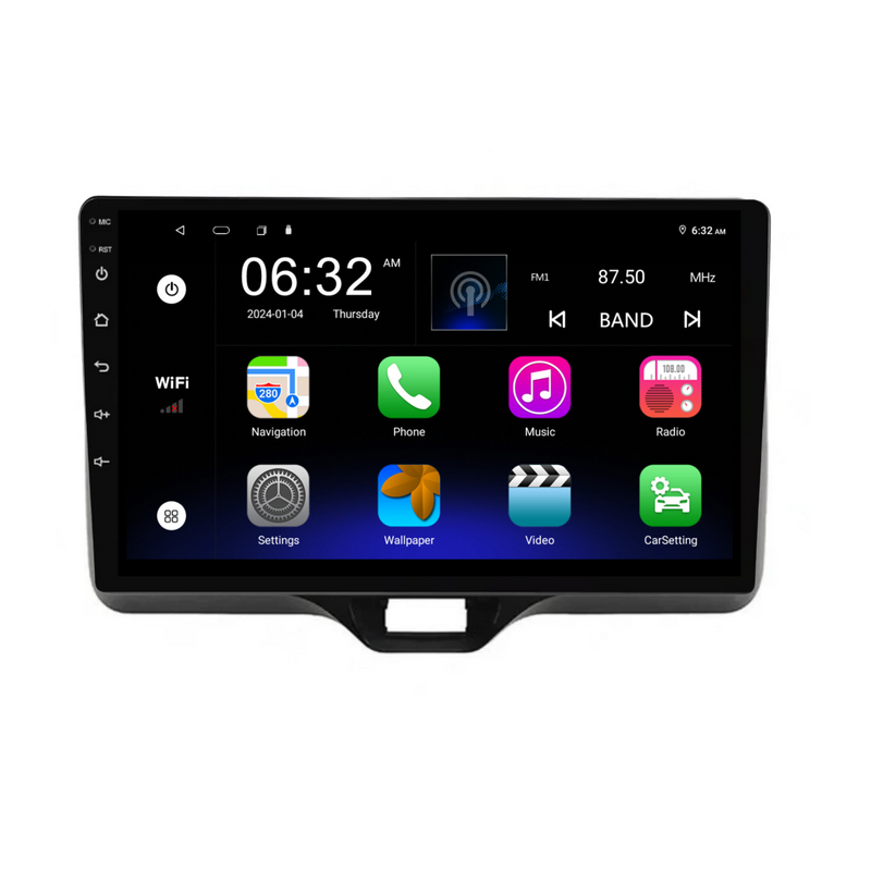 Load image into Gallery viewer, Toyota Yaris (2019-2023) - Plug &amp; Play Head Unit Upgrade Kit: Car Radio with Wireless &amp; Wired Apple CarPlay &amp; Android Auto
