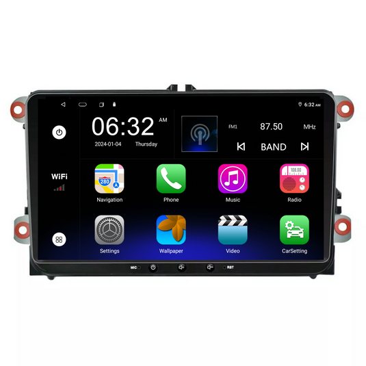 Volkswagen Universal Head Unit (Plug & Play) - Wireless CarPlay / Android Auto Car Radio Upgrade Kit