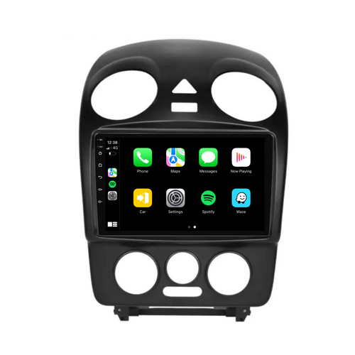 Volkswagen Beetle (2004-2010) Plug & Play Head Unit Upgrade Kit: Car Radio with Wireless & Wired Apple CarPlay & Android Auto