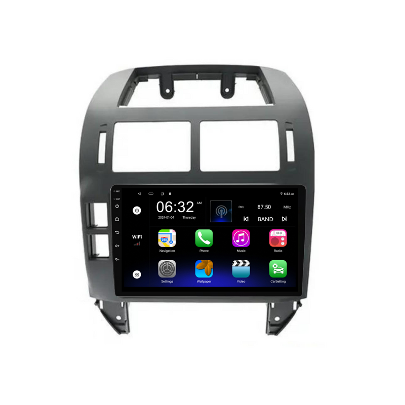 Load image into Gallery viewer, Volkswagen Polo (2004-2011) Plug &amp; Play Head Unit Upgrade Kit: Car Radio with Wireless &amp; Wired Apple CarPlay &amp; Android Auto
